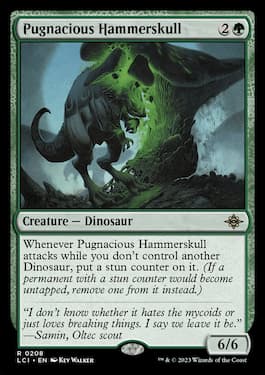 Pugnacious Hammerskull rare dinosaur from LCI