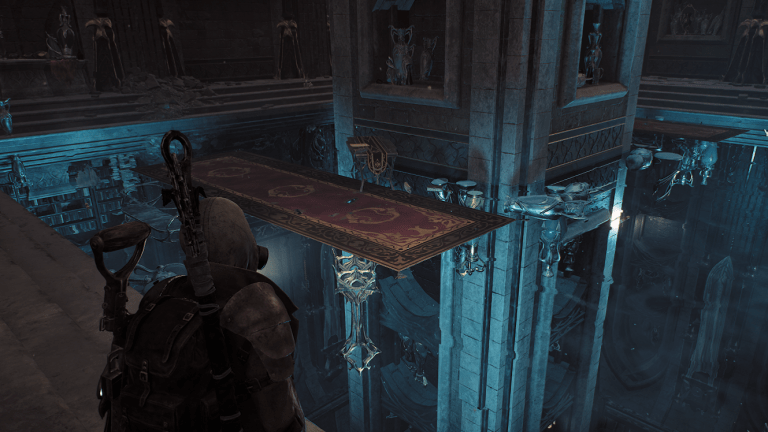 The mirror room in Glistering Cloister from Remnant 2.