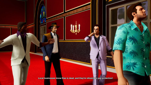 Tommy in the right hand corner in GTA Vice City