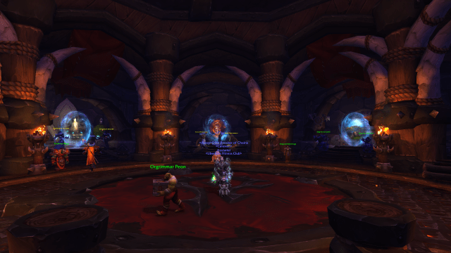 A room full of portals in WoW