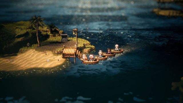 party travelling in octopath traveller 2