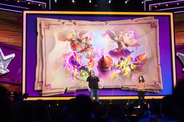 Hearthstone Battlegrounds announcement at BlizzCon 2023, on November 3, 2023. (Robert Paul for Blizzard Entertainment)
