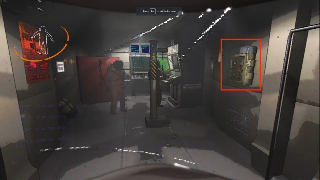 Charging station on the wall in Lethal Company