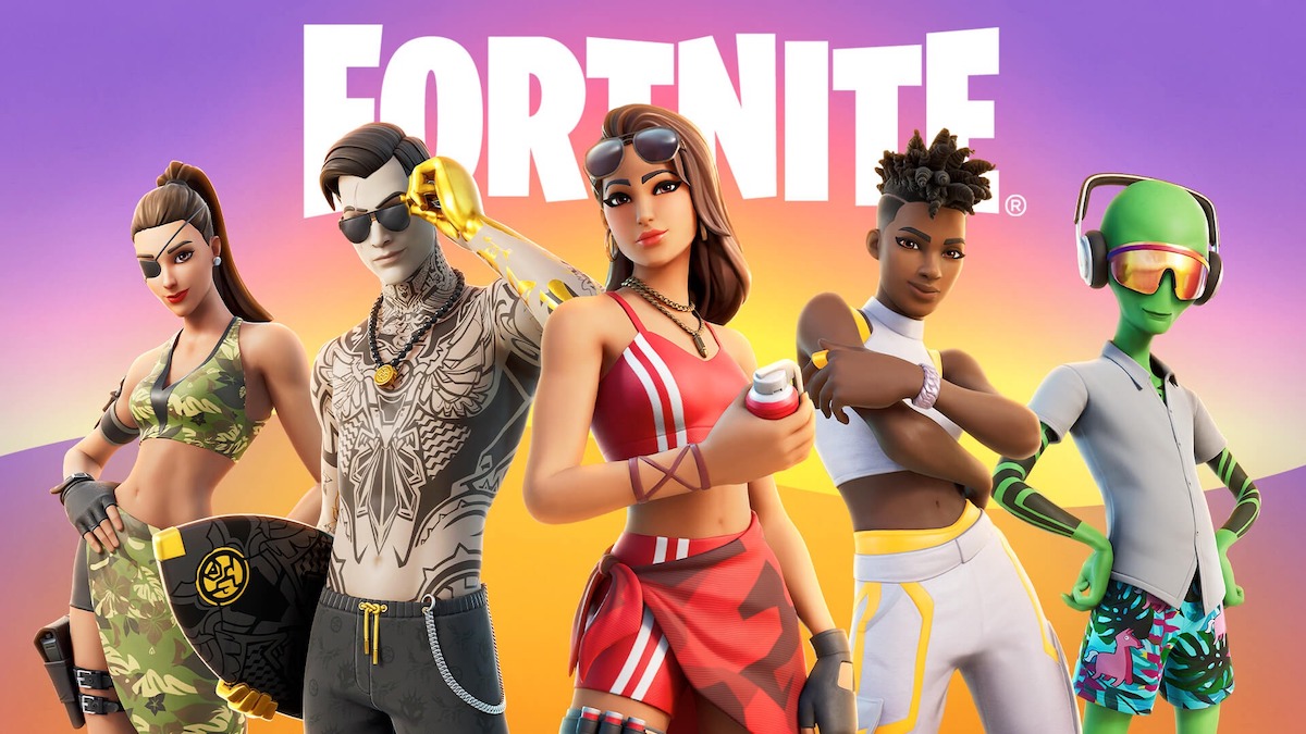 Banner of Fortnite's Summer Showdown Islands.