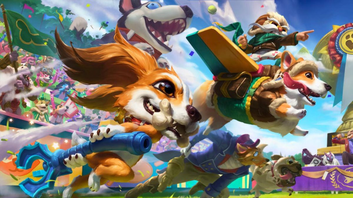 Corki in his Corgi skin in League of Legends