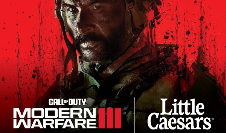 Captain Price in MW3 Little Caesars promo art.