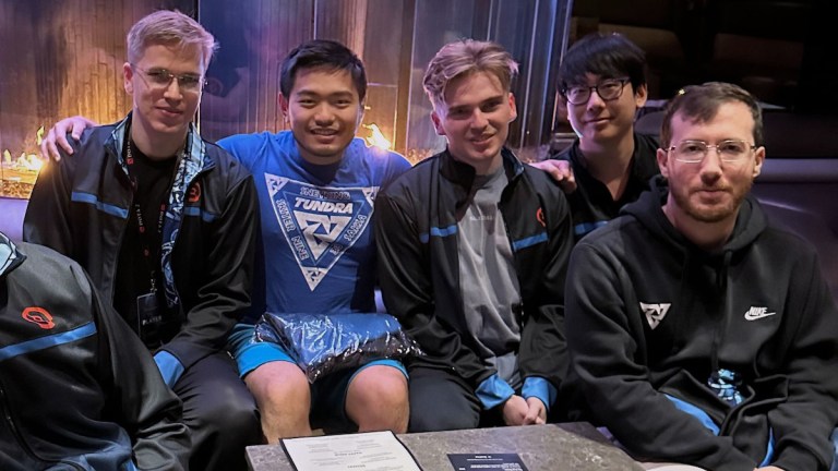 Tundra Esports Dota 2 roster at TI 2023.