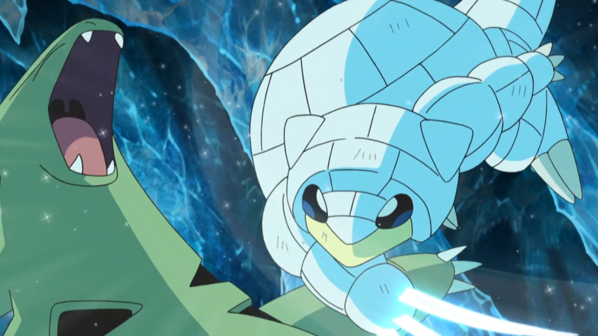 Alolan Sandshrew in the Pokemon anime using Metal Claw.