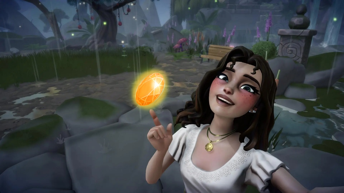 The player taking a selfie with Citrine.