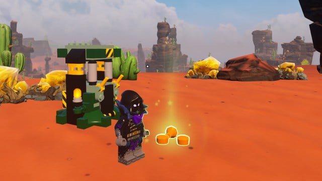 Cut amber in LEGO Fortnite