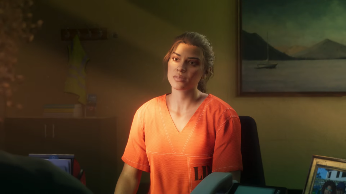 Lucia in prison in GTA 6