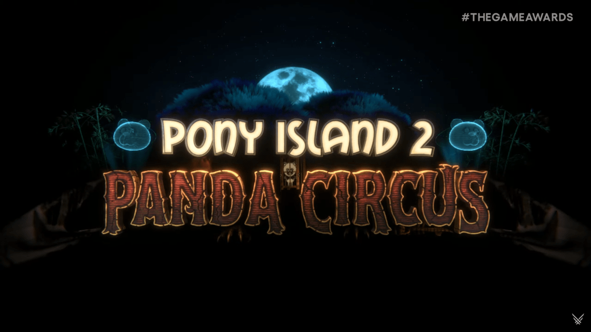 Pony Island 2 logo shown at The Game Awards 2023.