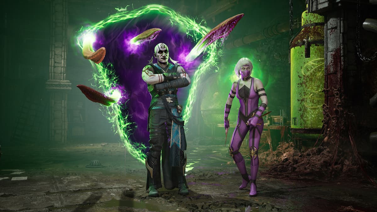 Quan Chi entering battle in Mortal Kombat 1.