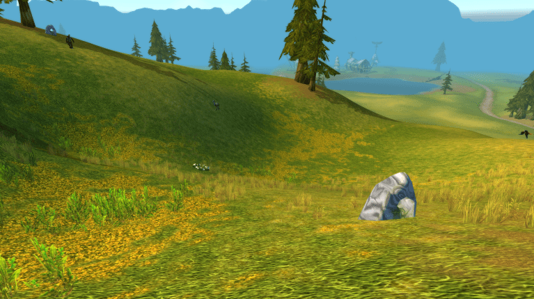 Plains of Mulgore in WoW Classic featuring the Druid Sunfire Chest location rune in Season of Discovery.