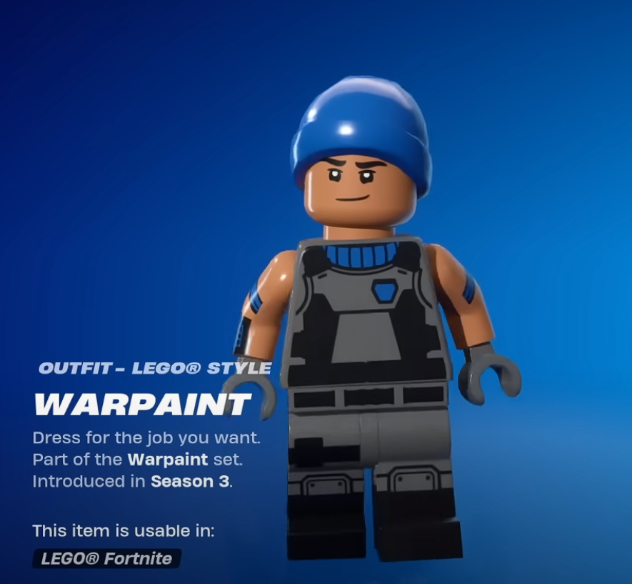 Warpaint Lego Fortnite