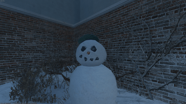 Snowman from the Office Map in CS2.