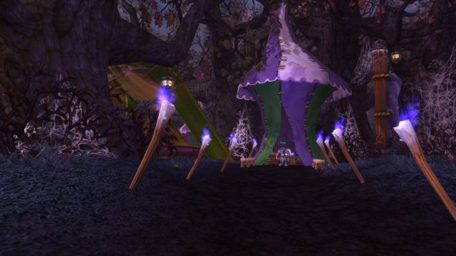 Sayge's tent in World of Warcraft Darkmoon Faire.