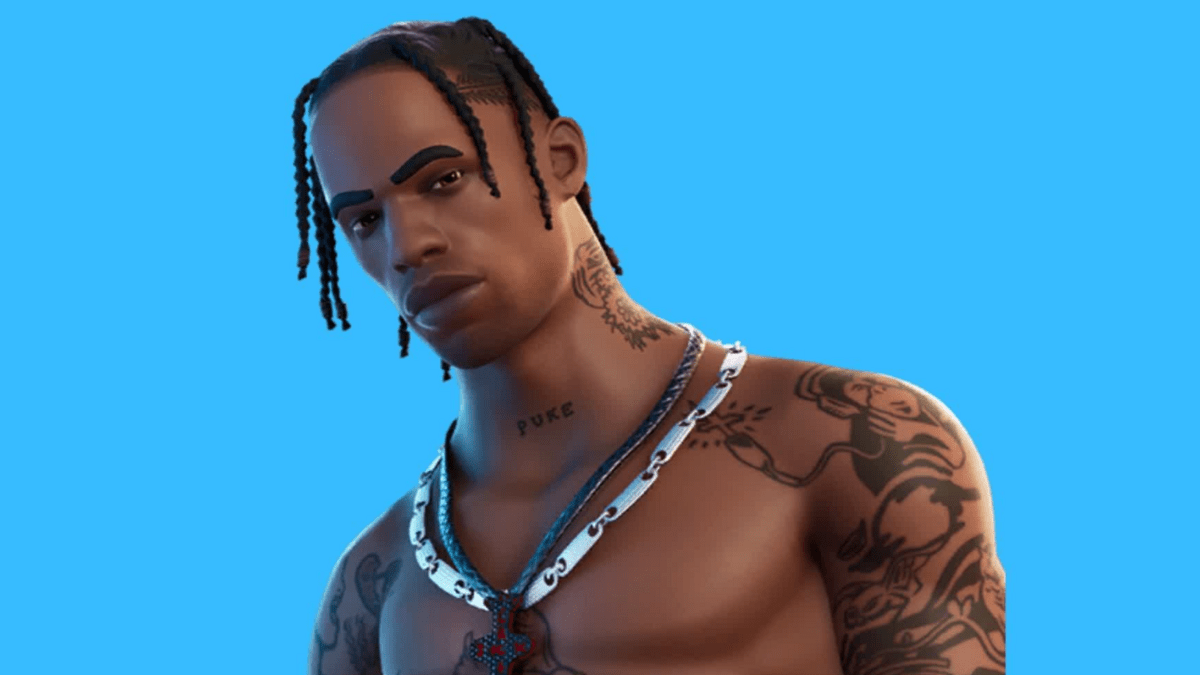 Travis Scott Outfit in Fortnite.