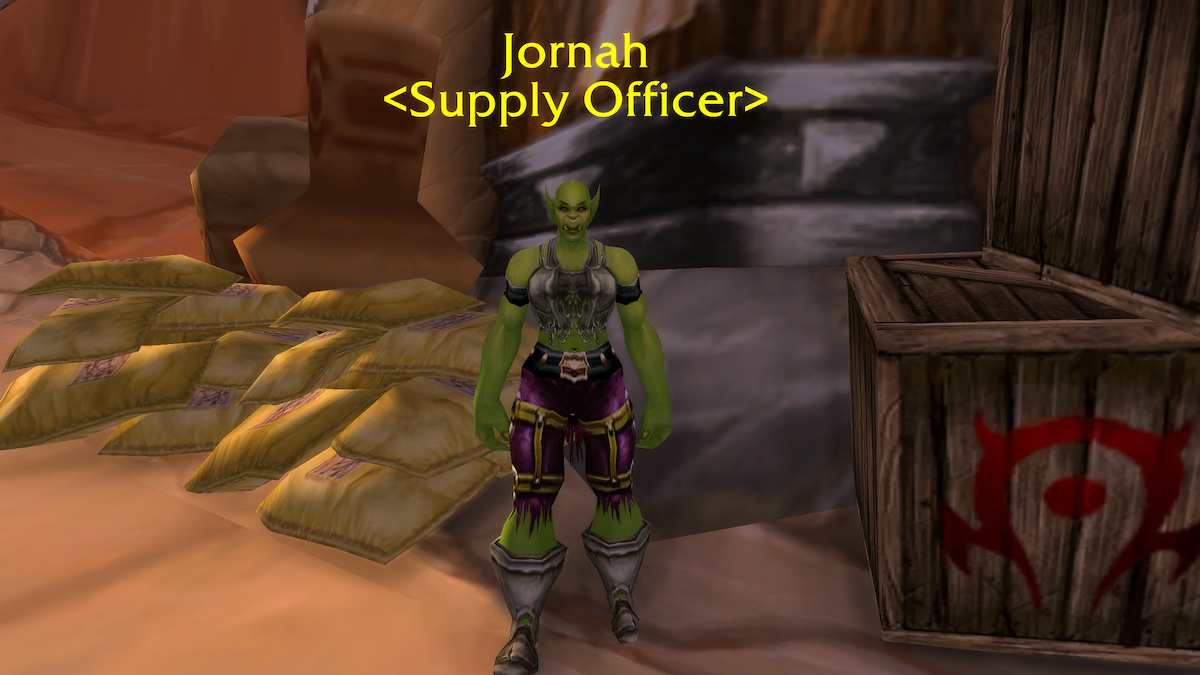 Supply Officer in WoW Classic Season of Discovery in Orgrimmar