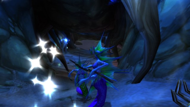 Nagas casting spells in Blackfathom Deeps