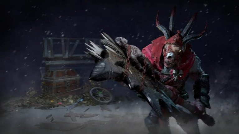 Diablo 4 Midwinter Blight Red Cloaked Horror villain