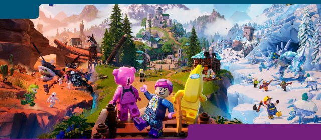 The Fortnite LEGO key art.