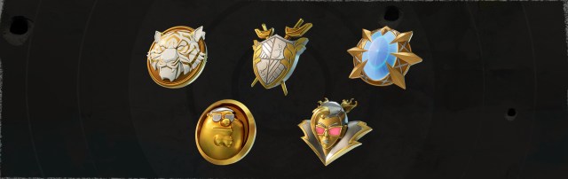 Fortnite shield medals.