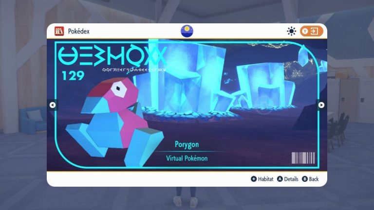 Porygon pokedex entry