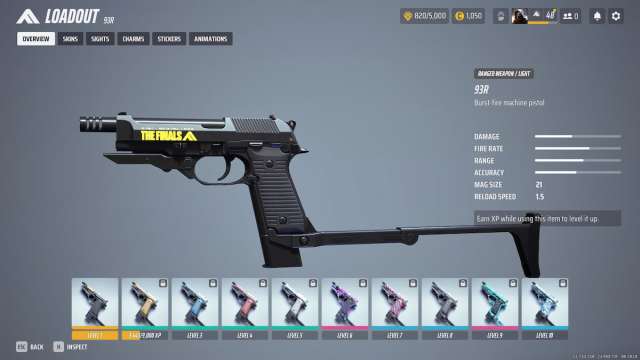93R burst pistol in THE FINALS