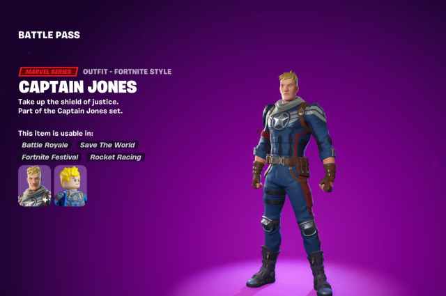 Captain Jones in Fortnite