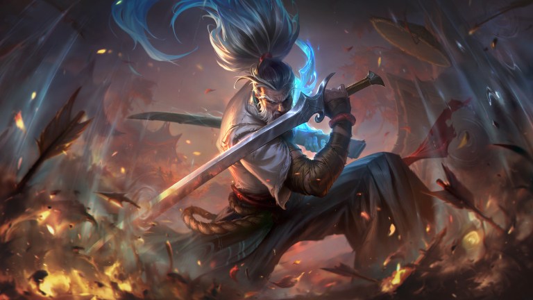 Yasuo wields a sword