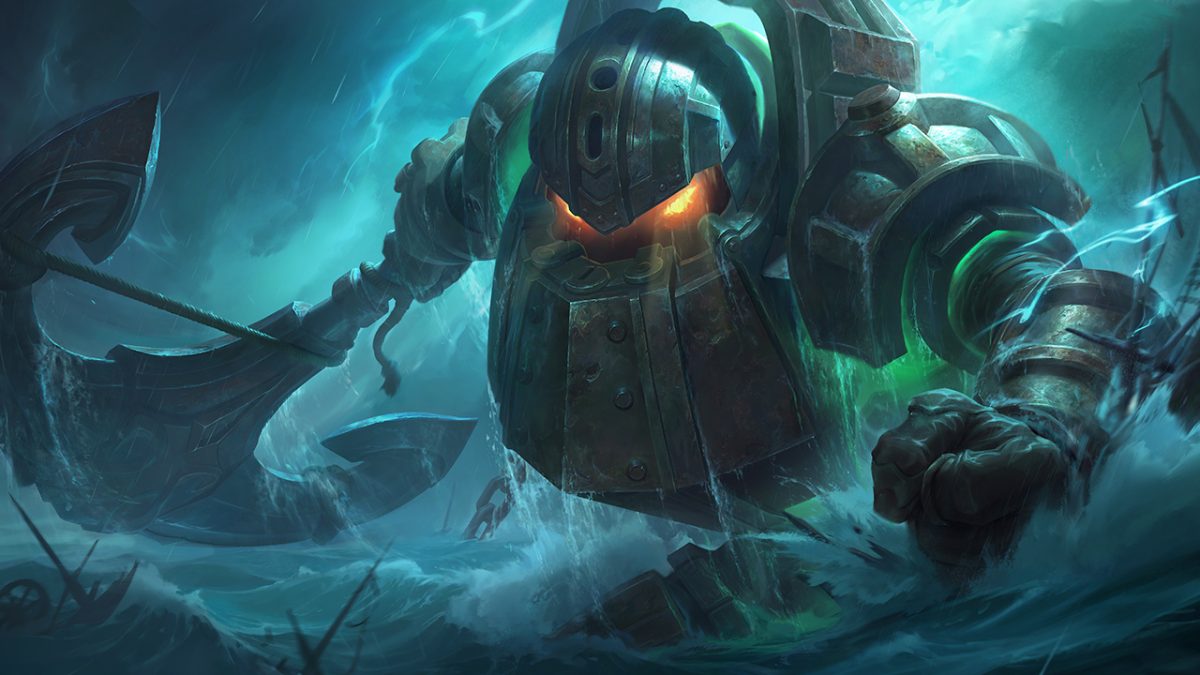 Nautilus splash art from Wild Rift.