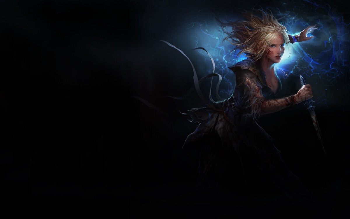 An image of the Scion class wielding a weapon in Path of Exile.