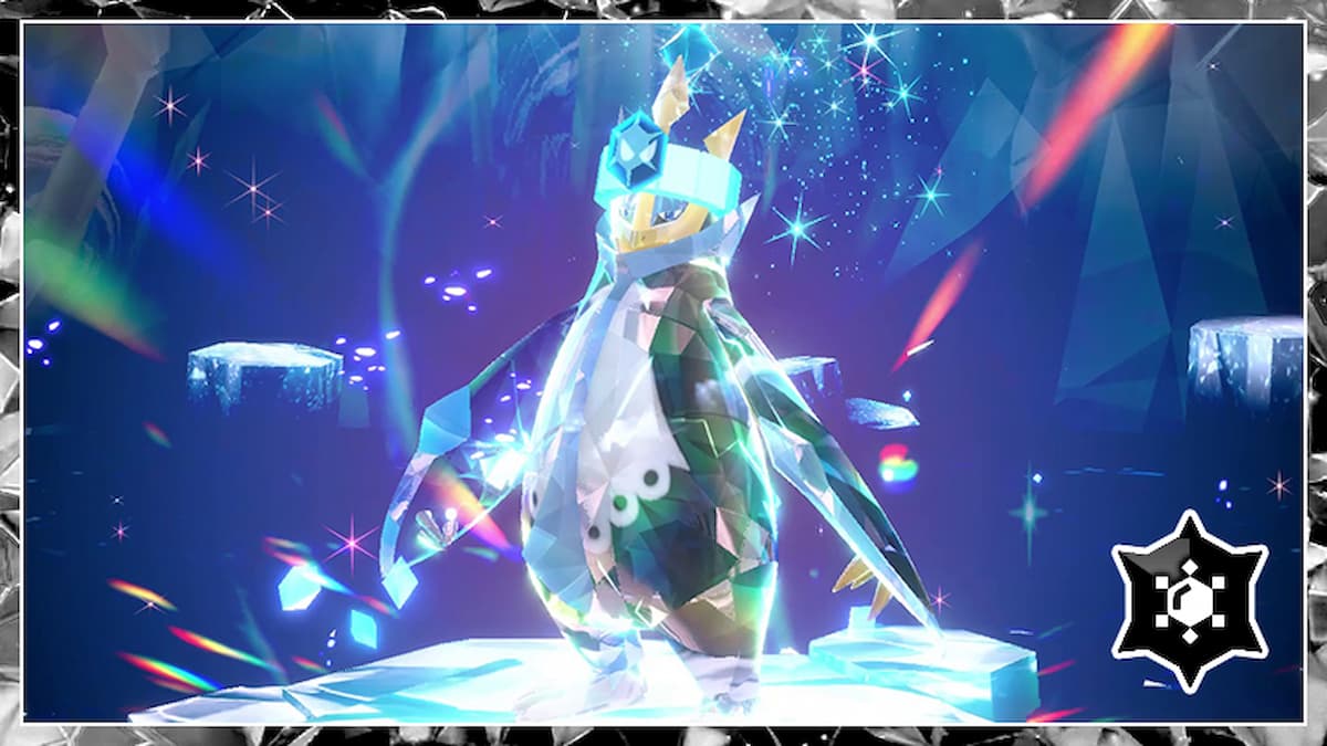 Empoleon as a Tera Raid boss in Pokémon Scarlet and Violet