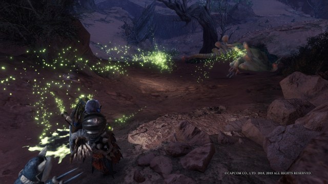 Puki-Puki tracks in Monster Hunter World