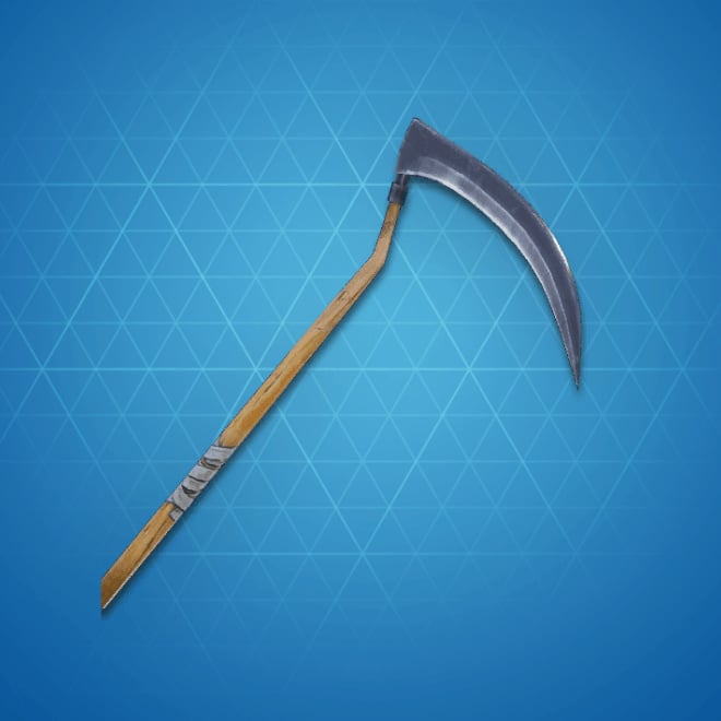 Reaper pickaxe in Fortnite, a scythe.