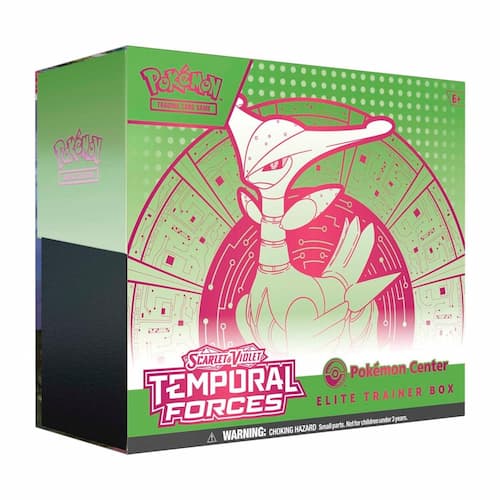 Scarlet & Violet Temporal Forces Iron Leaves Trainer box