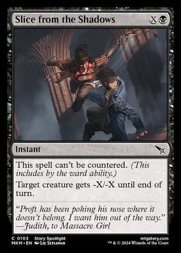 Man getting attacked by stalker in shadows on Ravnica