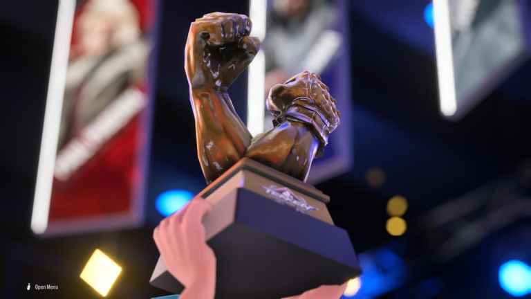 The official TWT trophy featured in Tekken 8.