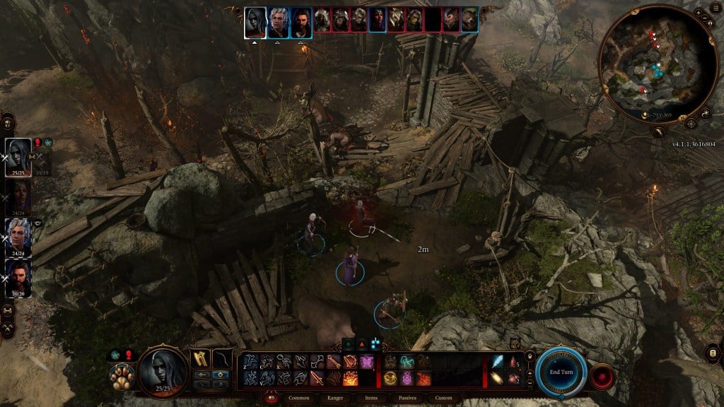 A screenshot of the Goblin Camp in BG3.
