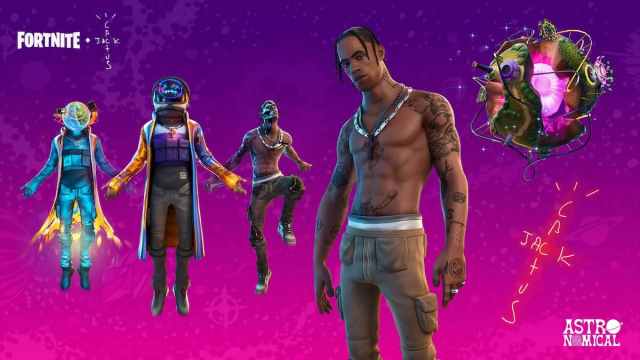 Travis Scott and Astro Jack Fortnite skins