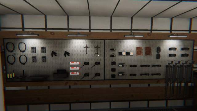 The equipment for the Frostbitten challenge in Phasmophobia.