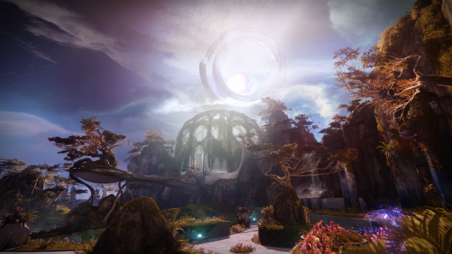 The Gardens of Esila in the Dreaming City in Destiny 2.