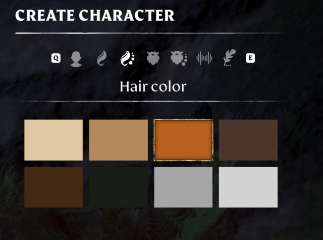 Hair Color in Enshrouded