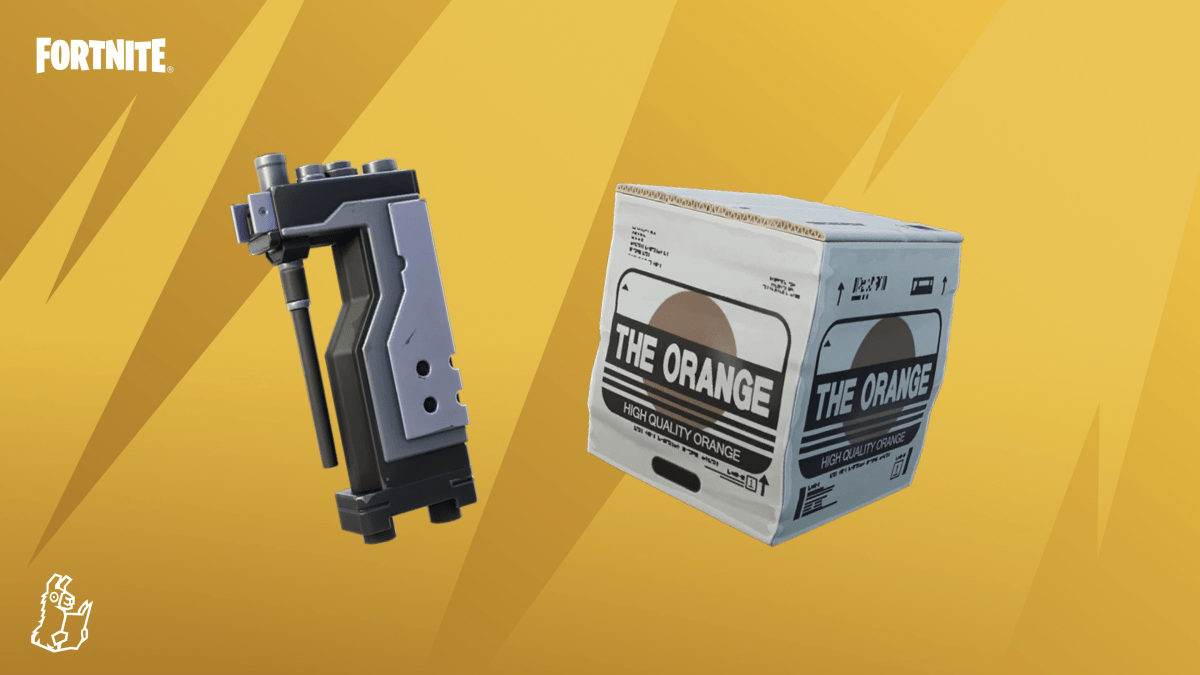 EMP Stealth Camo and Cardboard Box in Fortnite