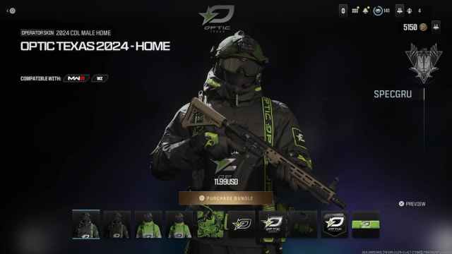 Optic Texas skin in MW3.