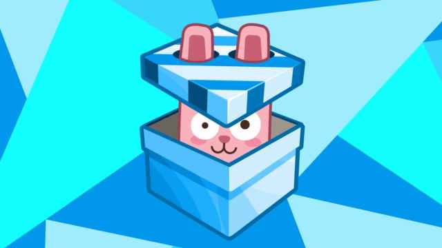 A freezer bunny in a box for The Sims 4's SDX drop system.