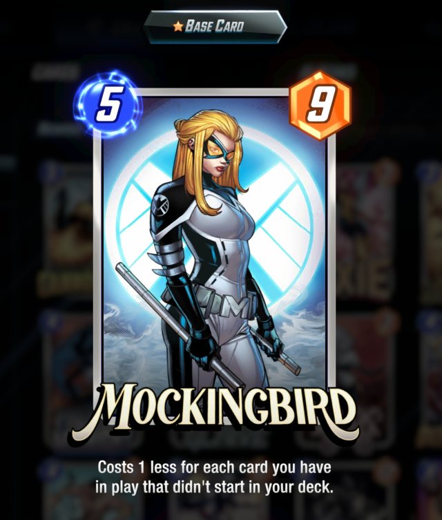 Mockingbird Marvel Snap datamine