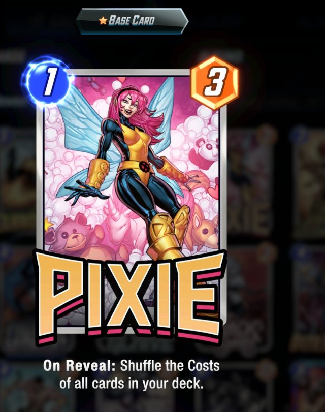 Pixie Marvel Snap datamine