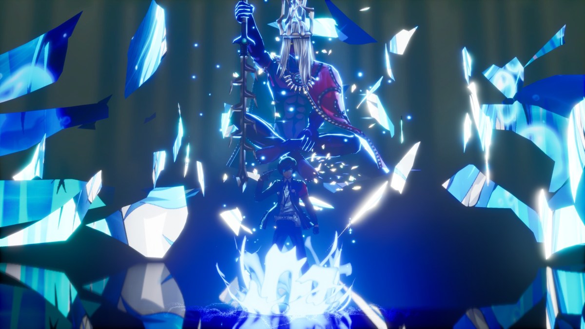Susano-o being summoned in battle in Persona 3 Reload